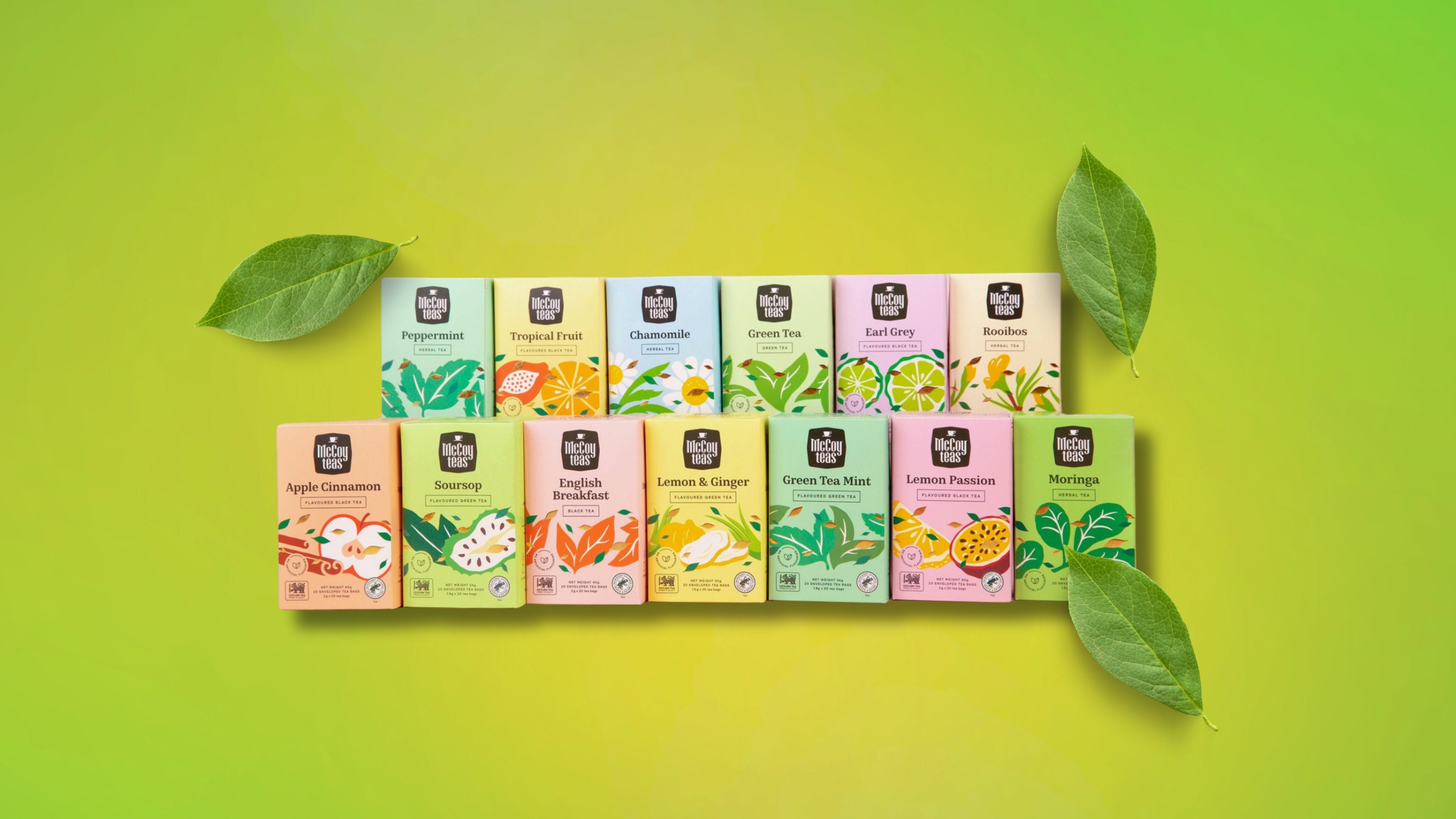 Individually Wrapped Tea Bags – McCoy Teas Canada