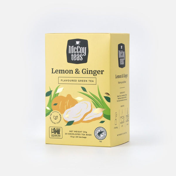 Lemon & Ginger Immunity infusion – McCoy Teas Canada