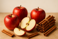 Natural fragrance / natural flavor (apple, cinnamon)