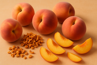 Peach (natural peach flavor / pieces)