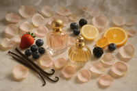 Rose / Floral Petals / Vanilla / Fruit / Perfume Elements